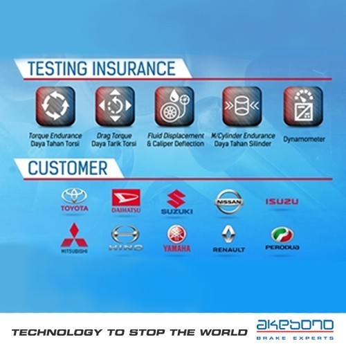 Kampas Rem Depan Akebono Xtrail