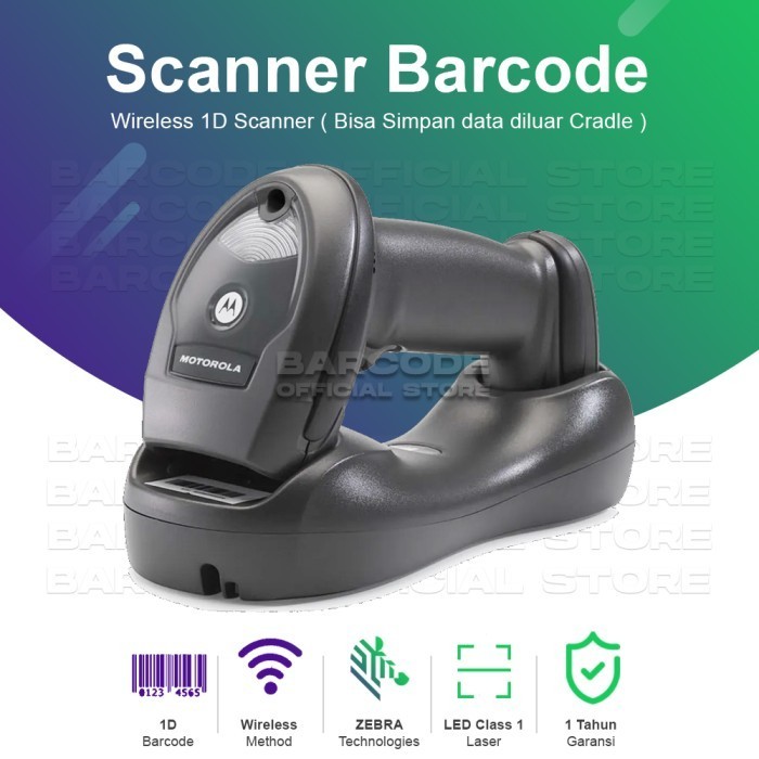 Barcode Scanner Wireless Zebra Symbol Li4278 - Scanner Wireles Li 4278