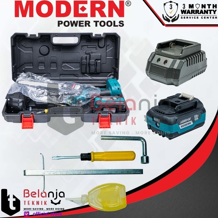 Modern Mini Chainsaw Baterai M-58 Alat Potong Dahan 20V Prunner Mini