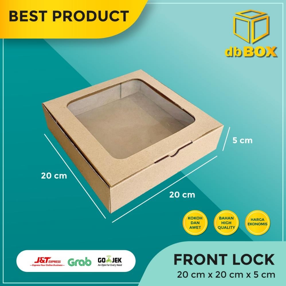

NEW (10Pcs) BOX MIKA 20x20x5 kardus die cut, untuk kue hampers gift box MIKA MIKA TERLARIS