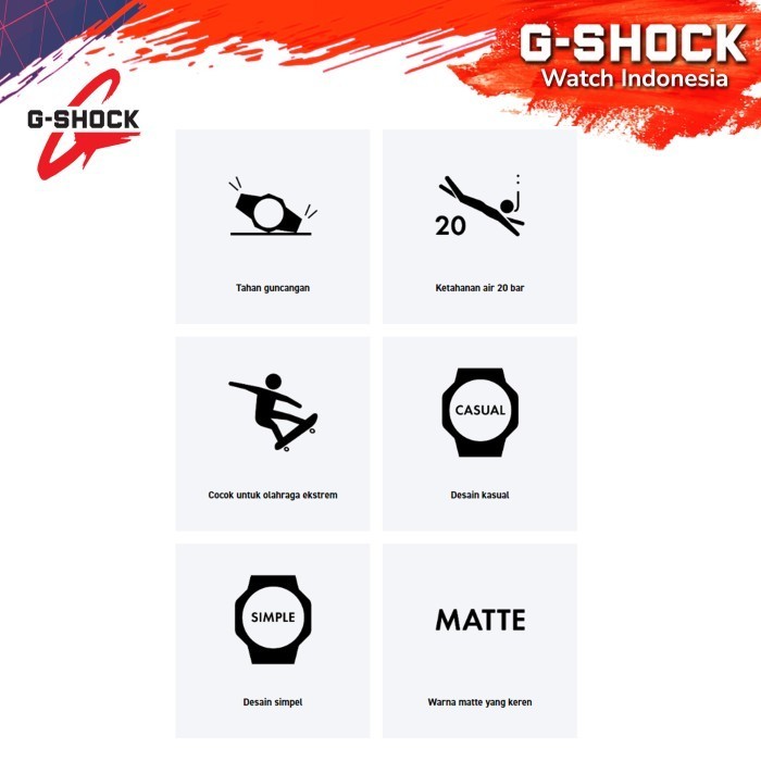 G-Shock Gshock Dw-5600Ms-1Dr Dw-5600Ms Dw-5600 Dw5600Ms Dw 5600Ms Termurah Terlaris Promo