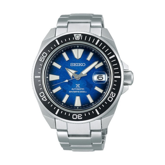 Seiko Prospex Srpe33K1 Samurai Save The Ocean Special Edition Blue Di