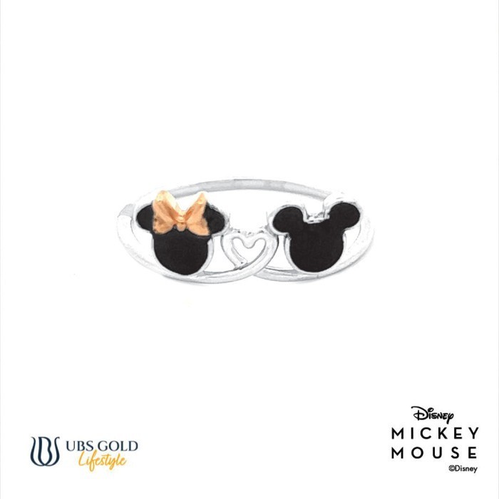 Ubs Cincin Emas Disney Mickey & Minnie Mouse - Ccy0184 - 17K