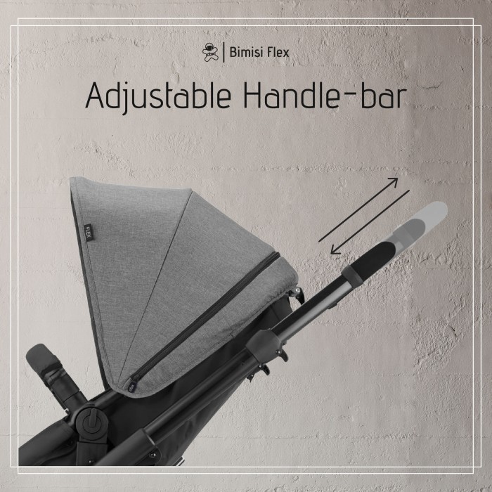 Cbx Stroller Bimisi Flex Rba Grey 518002215 Termurah Terlaris Promo