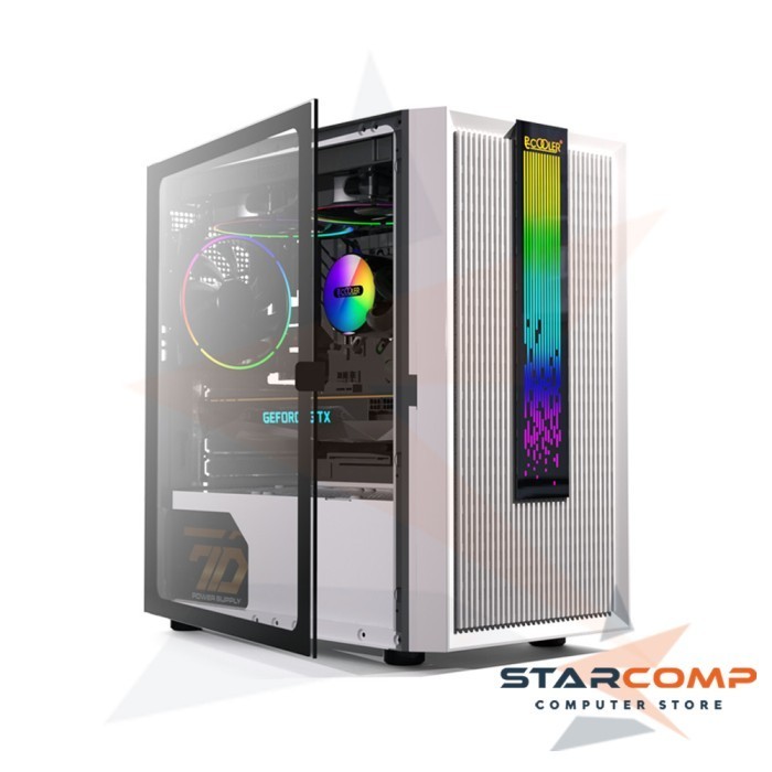 Pccooler Platinum Lm200 Mesh Rgb Gaming Case Pc Cooler