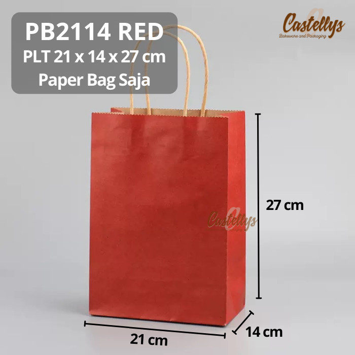

*#*#*#] Paper Goodie Bag PB2114 Packaging Kue Cake Hampers Hadiah Kado dll