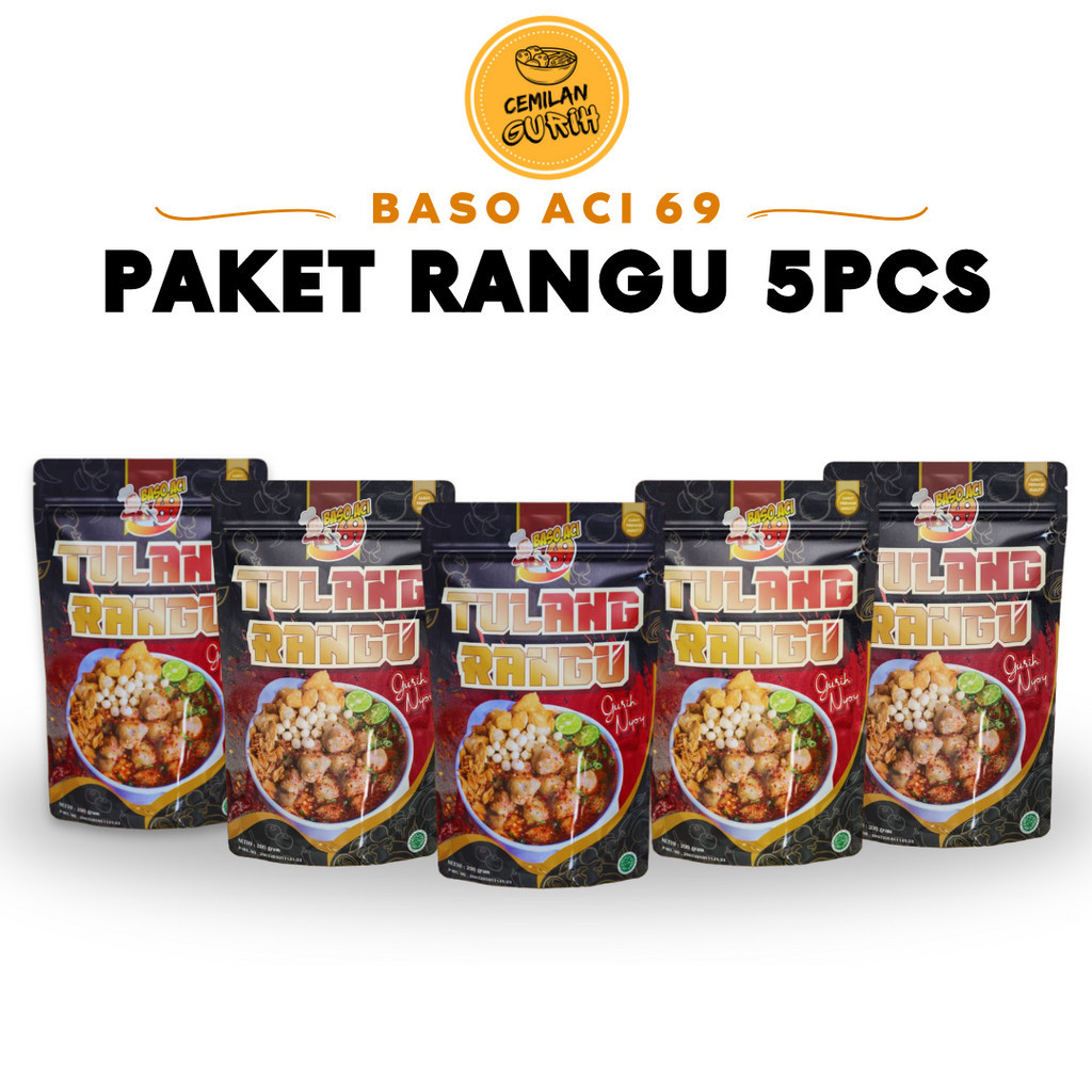 

Baso Aci 69 - Paket Baso Aci Tulang Rangu 5pcs Kuah Pedas Gurih