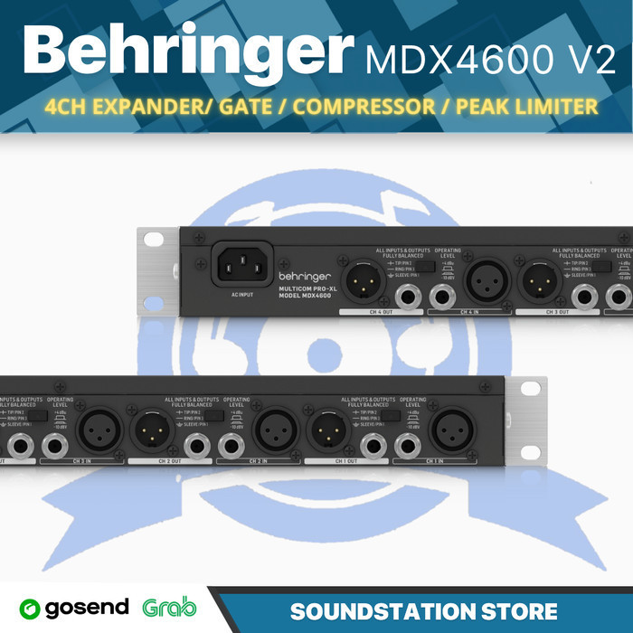 Behringer Mdx4600 Pro Expander/ Gate / Compressor / Peak Limiter