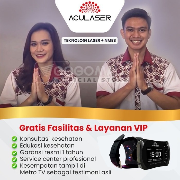 Aculaser Ultimate 14 Titik Laser 3 Warna + Nmes Untuk Pemulihan Stroke