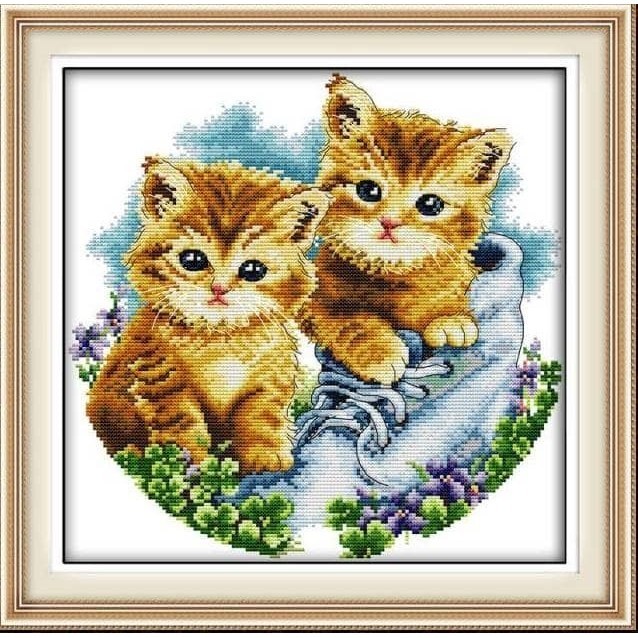 

Paket Kristikcross Stitch Pola Di Kain D187