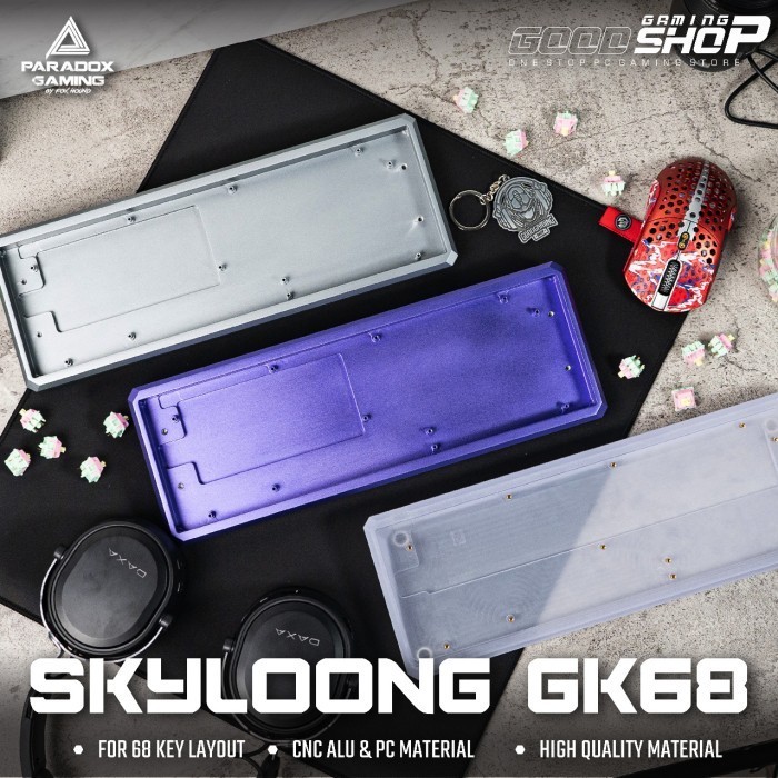 Paradox Gaming Gk68X Cnc Case Bottom Shell For 68Keys Gaming Keyboard