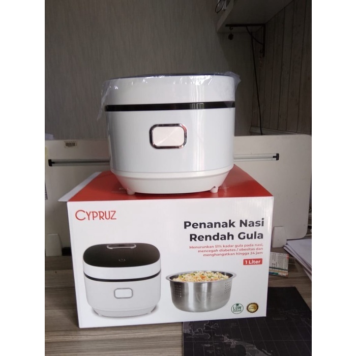 Cypruz Rc-0505 Rice Cooker Low Carbo Low Sugar 1 Liter Stainless Termurah Terlaris Promo
