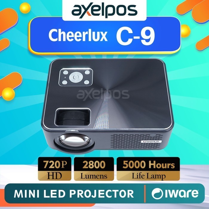 Mini Proyektor / Mini Led Proyektor / Mini Led Projector Cheerlux C9
