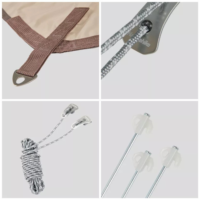 Tenda Canopy Naturehike Cnh22Zp009 Rhombic Tarp With Pole