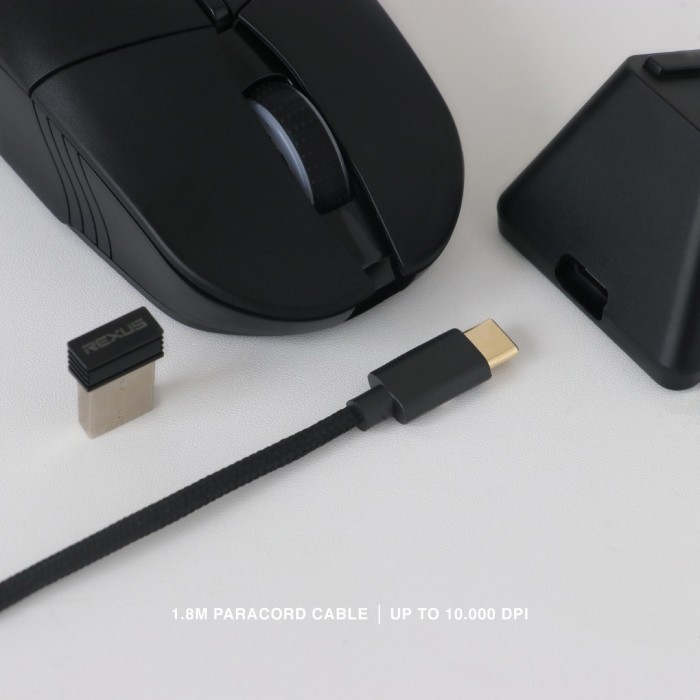 Rexus Shaga Rx-130 Rgb Wireless Gaming Mouse