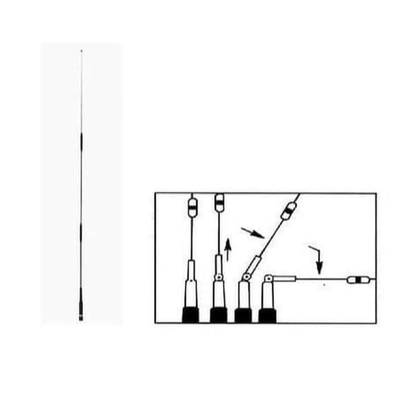 Comet Sbb7 Antena Mobil Dualband Ori 7.2Dbi 140Cm Radio Rig Ht Sbb-7