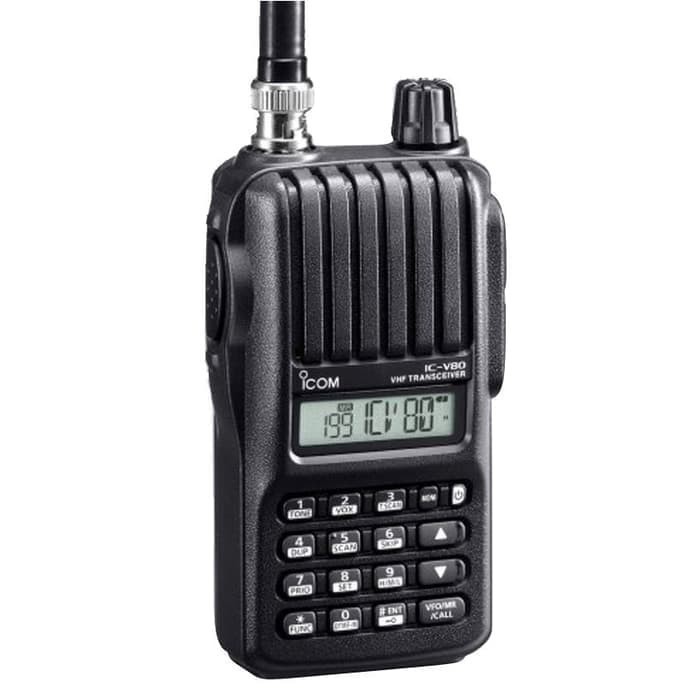 Icom Ic-V80 Vhf Fm Handheld Transceiver Ht 5 Watt Jepang Termurah Terlaris Promo