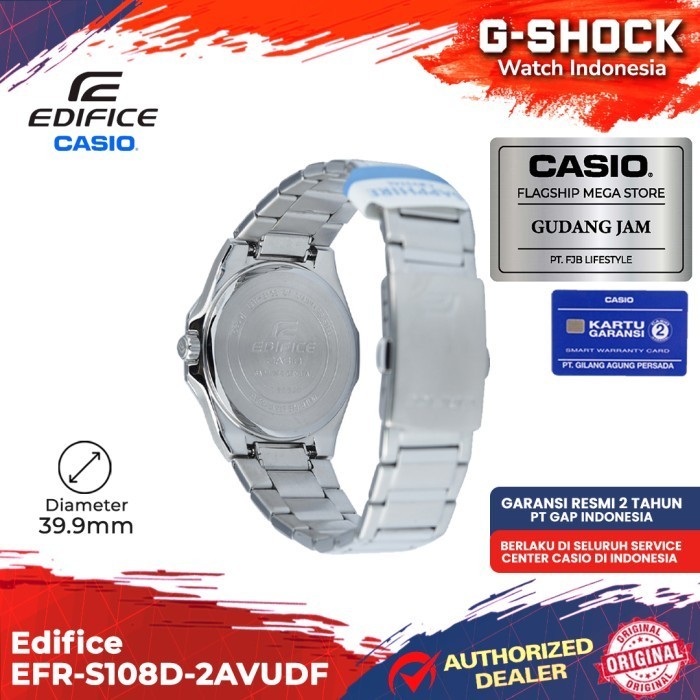 Edifice Efr-S108D-2Avudf Efr-S108D Efr-S108 Efrs108D Efrs108 Termurah Terlaris Promo