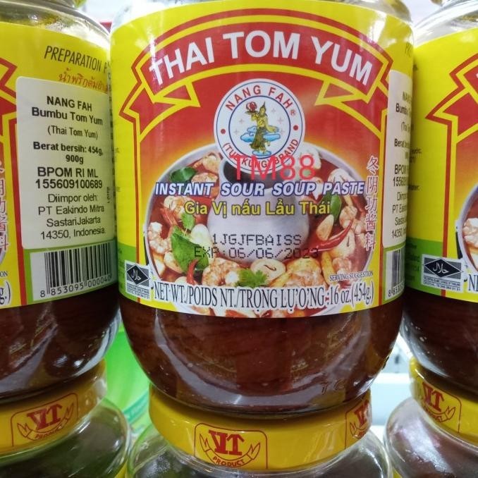 

NANG FA BUMBU TOM YUM/THAI TOM YUM INSTANT SOUR SOUP PASTE NANG FAH TA