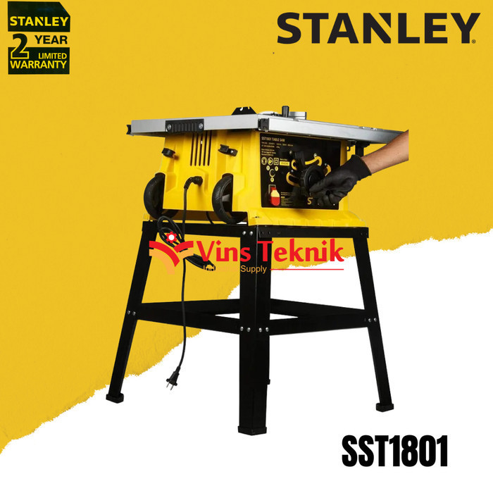 Mesin Meja Potong 10 Inch Table Saw Sst1801 Stanley Sst 1801 Termurah Terlaris Promo