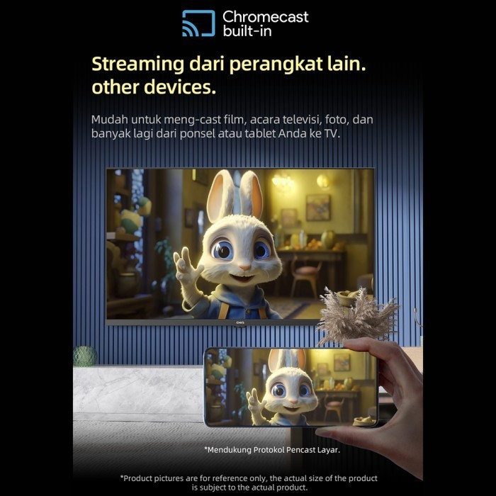 Google TvChiq 40 Inch Smart Tv Hdr10 Digital Tv (L40G7P Pro) Termurah Terlaris Promo