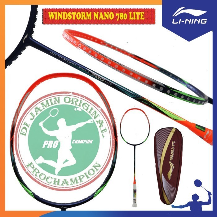 Lining Windstorm Nano 760 770 780 790 Lite Raket Badminton Original