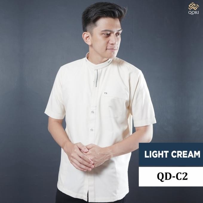 Qori Apparel Baju Koko Casual Qadri (Lengan Pendek)