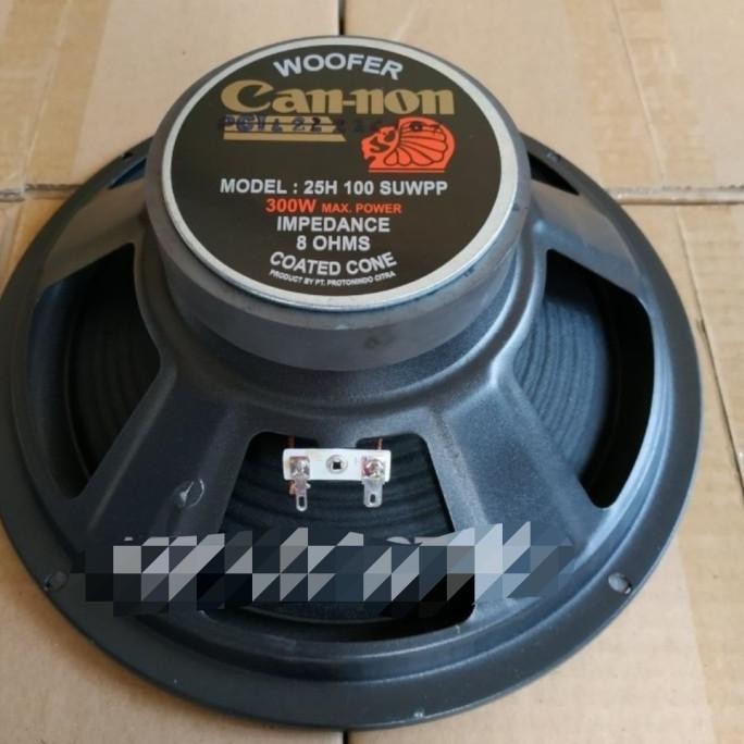 speaker cannon can non canon pro 10 inch 10inch woofer wofer