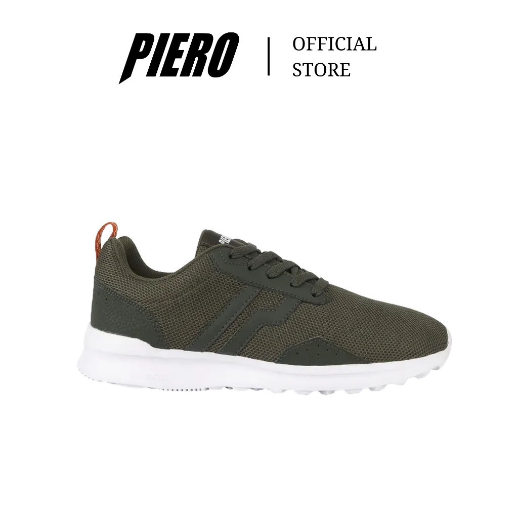 PIERO SEPATU SNEAKERS PRIA FLOW B RAVEN WHITE P20746