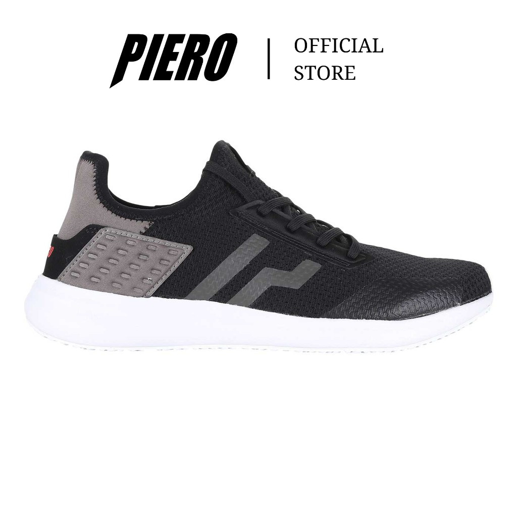 PIERO SEPATU SNEAKERS PRIA NEBULA PX1 BLACK   P20541