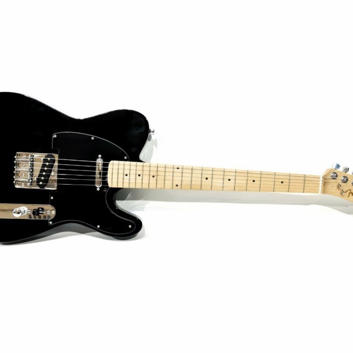 Terbaru Gitar Elektrik Merk Fender TeleCaster Hitam Bonus Tas n Kabel Jack
