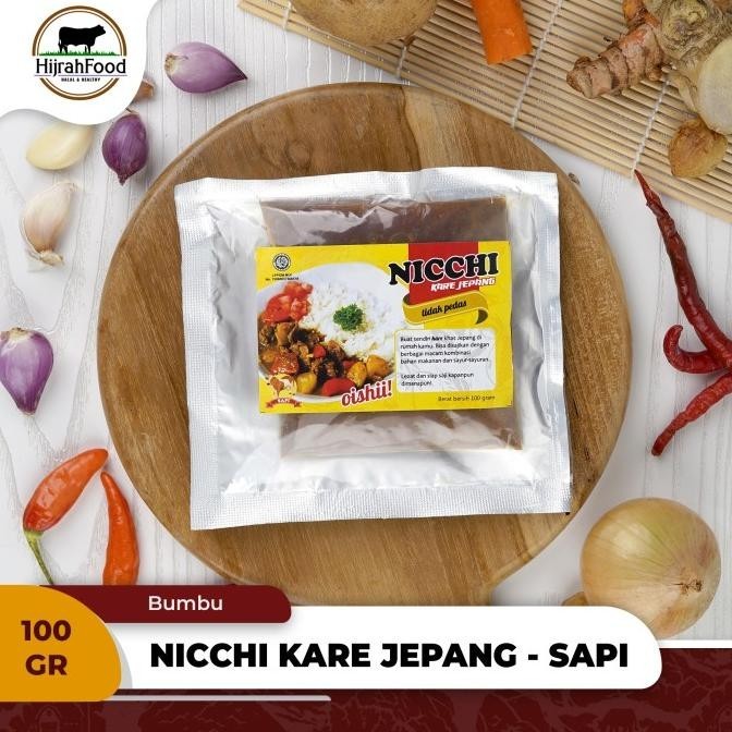 

NICCHI Kare Jepang Sapi | Japanese Curry Paste | Kari Non MSG - 100 gr