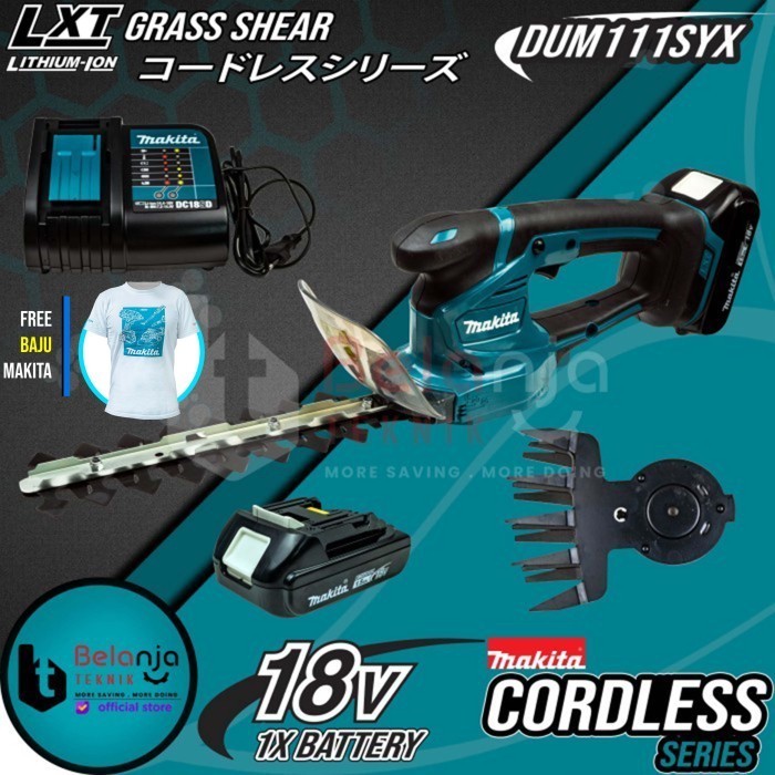 Makita Pemotong Rumput Dum 111 Syx Cordless 18V Trimmer Grass Shear