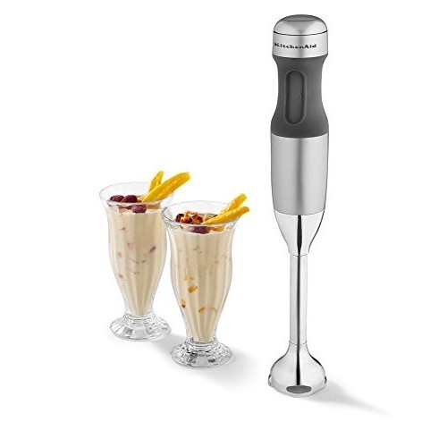 Kitchenaid Khb2351Cu 3-Speed Hand Blender - Contour Silver, 8 Inches