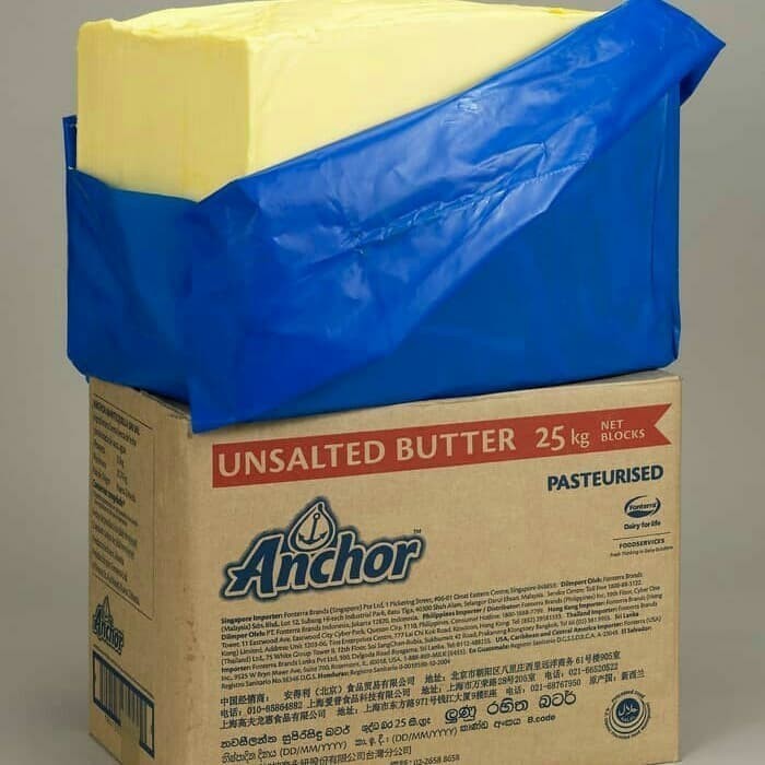 unsalted butter anchor repack 1kg
