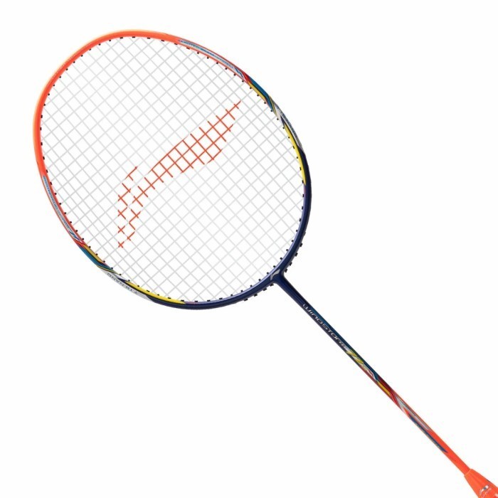 New Raket Badminton Lining Windstorm 72 S / 72S / Ws72S Navy Orange