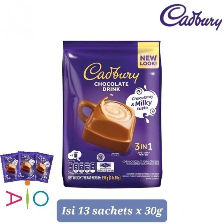 

Cadbury Hot Chocolate Drink 3in1 Malaysia ( 13 Sachet )