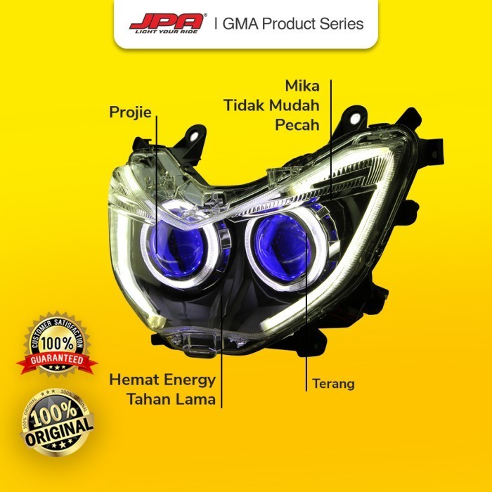 Lampu Depan Nmax Hid + Projie