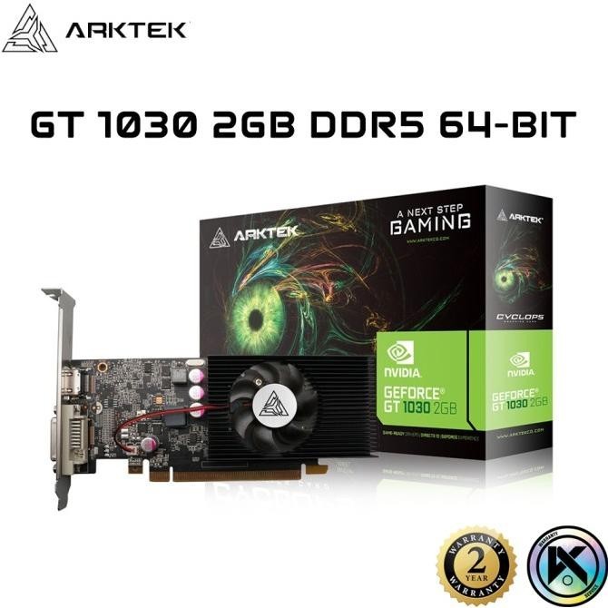 Vga Kyo Arktek Geforce Gt 1030 2Gb Gddr5 64Bit Lp Gt1030