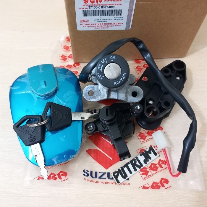 KUNCI KONTAK ASSY SUZUKI THUNDER 125 ASLI SGP