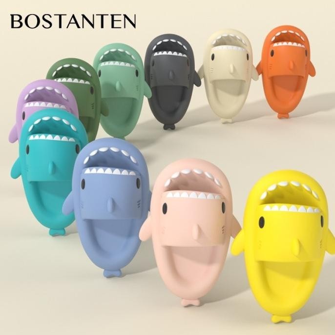 Bostanten Sandal Hiu Dewasa Sendal Shark Model Hiu Eva Sandal Sandal