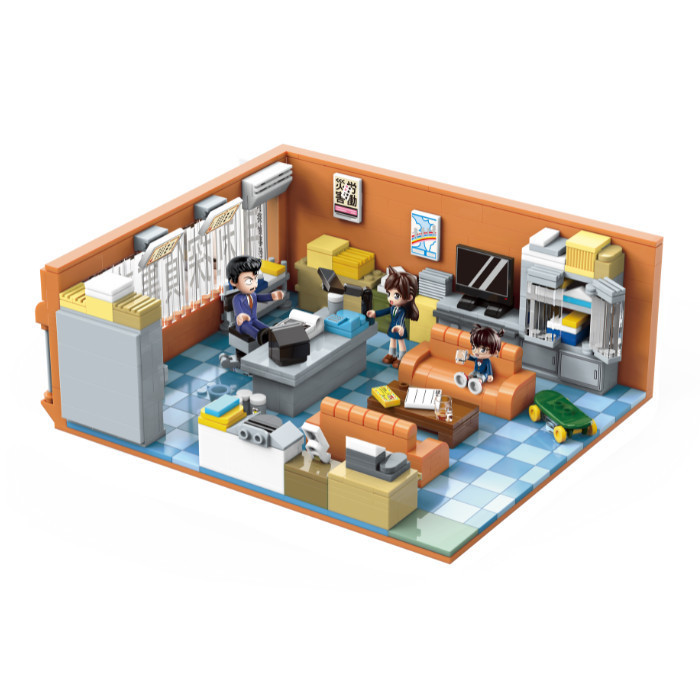 Keeppley Set Detective Conan Mouri Detective Firm