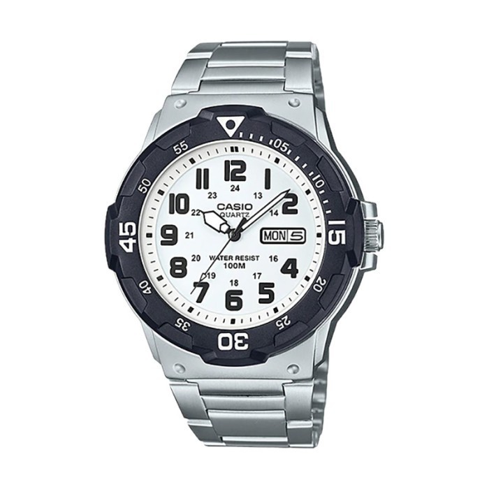 Casio Mrw-200Hd-7Bvdf White Dial Stainless Steel Strap