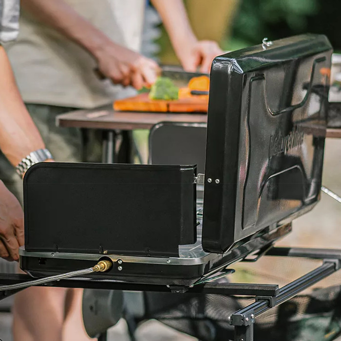 Kompor Dua Tungku Naturehike Nh22Rj001 Foldable Double Burner Stove