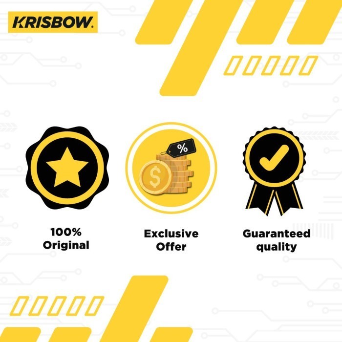 Krisbow Flashlight Lampu Kerja Rechargeable Led 350 Lm