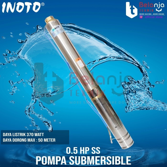 Inoto Pompa Air Satelit - Submersible 0.5 Hp Ss