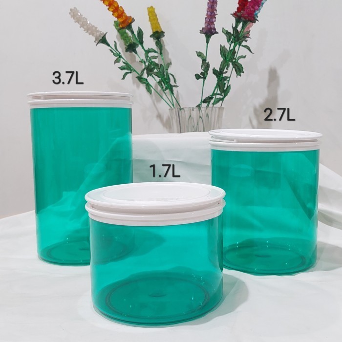 Siap Kirim Toples Jolly Keeper Tupperware 17L - 27L - 37L Tosca - 1.7L Diskon