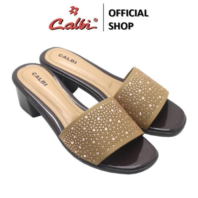 Calbi Heels Wanita Rajut - Fqx 1950