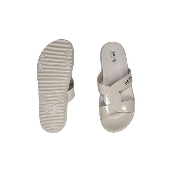 E7190A3-Ks5Cnew Luofu Original Jelly Sandal Selop Wanita Karet Import
