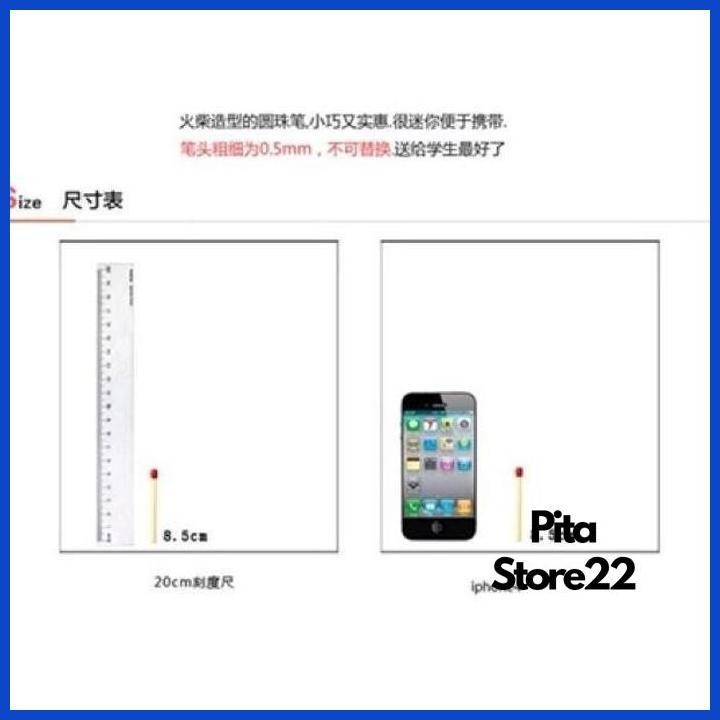 

PS PULPEN KOREKAPI/ MATCHES MATCH PEN / BOLPEN KARAKTER UNIK LUCU MOTIF